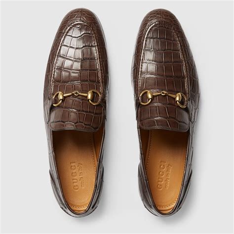 gucci jordaan loafer sizing review|Gucci jordaan crocodile loafer.